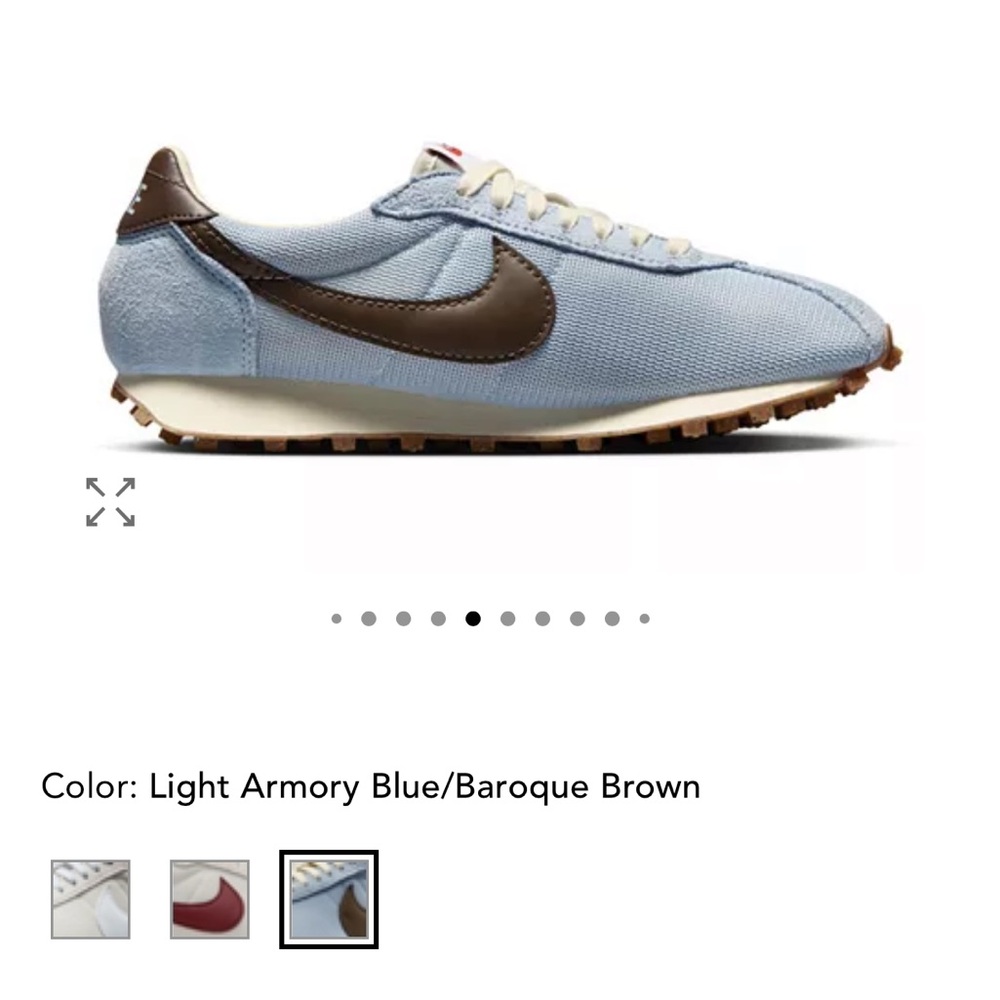 Nike LD1000 Light Blue and Brown Sneakers NIB size 5 mens size 6.5 womens
